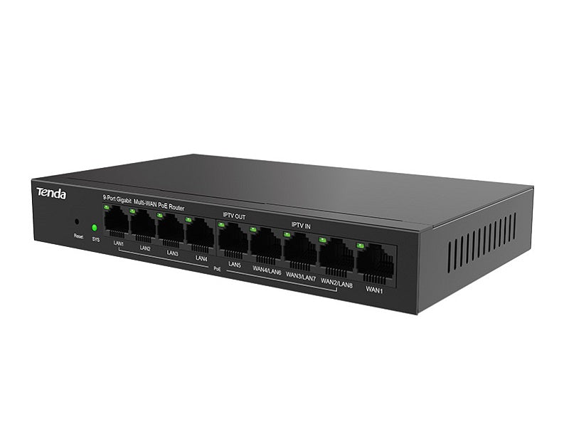 TENDA 9 Port Gigabit Ethernet PoE Router