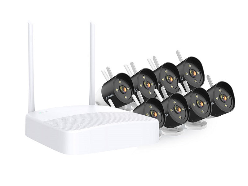 TENDA 8 Channel 3mp Wi-Fi Camera Kit