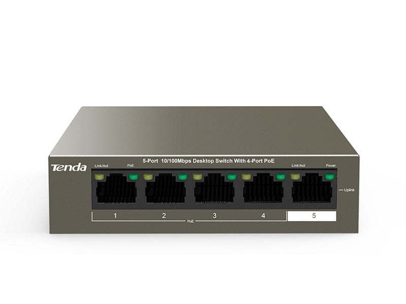 TENDA 5-Port Desktop Switch With 4 PoE