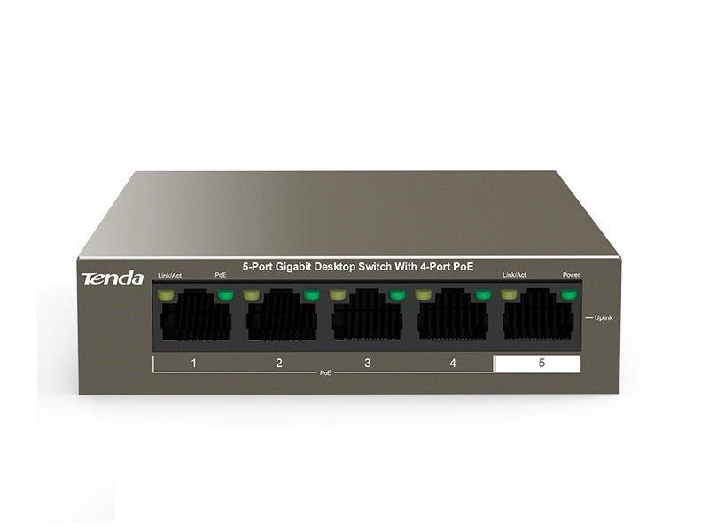 TENDA 4-Port Gigabit Desktop PoE Switch