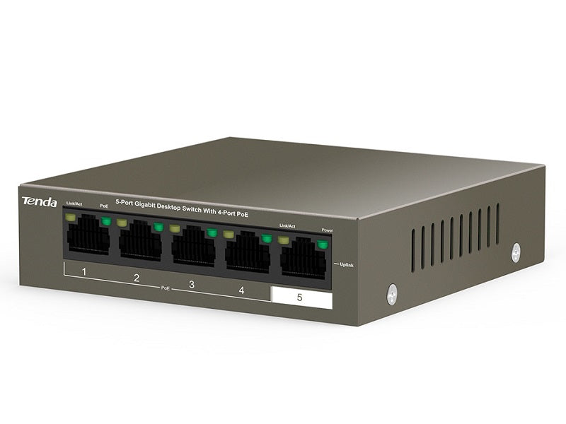 TENDA 4-Port Gigabit Desktop PoE Switch