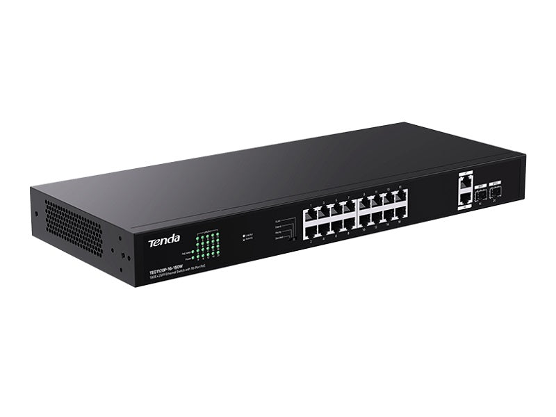 TENDA 18-Port Ethernet Switch Wit 16 PoE