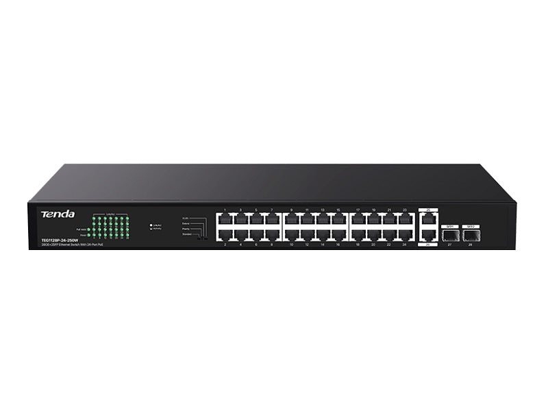 TENDA 26-Port Ethernet Switch With 24PoE