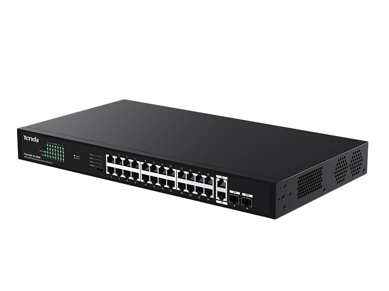 TENDA 26-Port Ethernet Switch With 24PoE