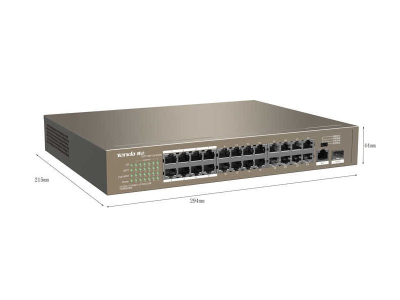 TENDA 24 Port Poe Switch 250W