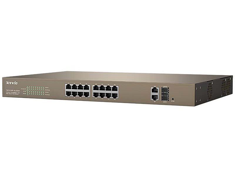 TENDA 16 Port Smart Poe Switch 250W