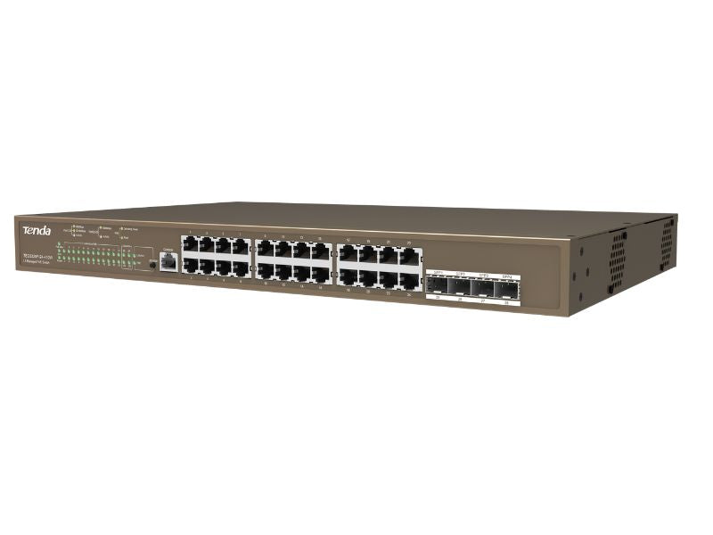 TENDA 28Port 4SFP Gigabit 24 PoE Switch