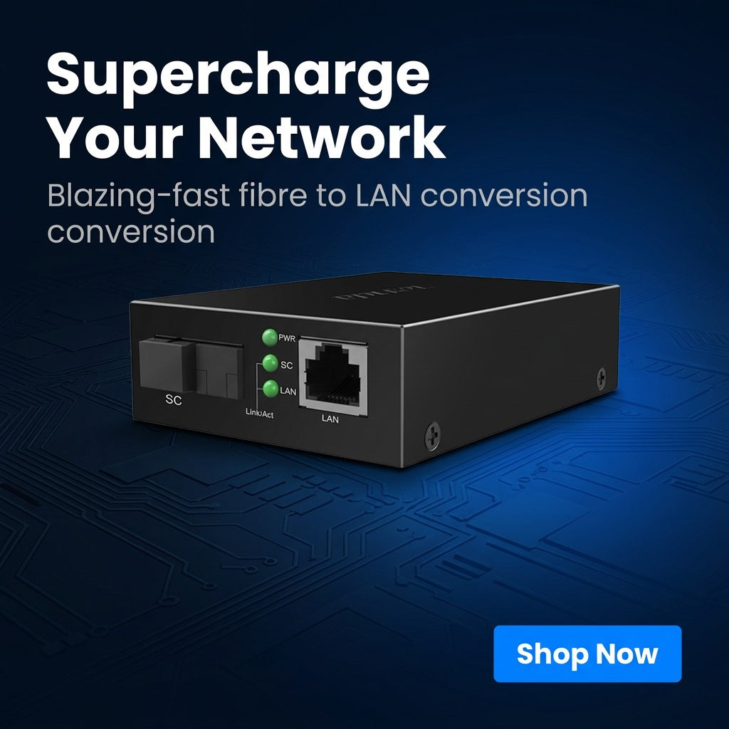 TENDA 100Mbps Single-Mode Media Conveter – view 4
