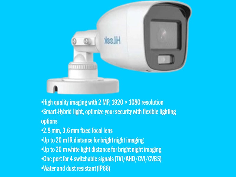 Hilook Smart Hybrid Bullet 2Mp 2.8mm