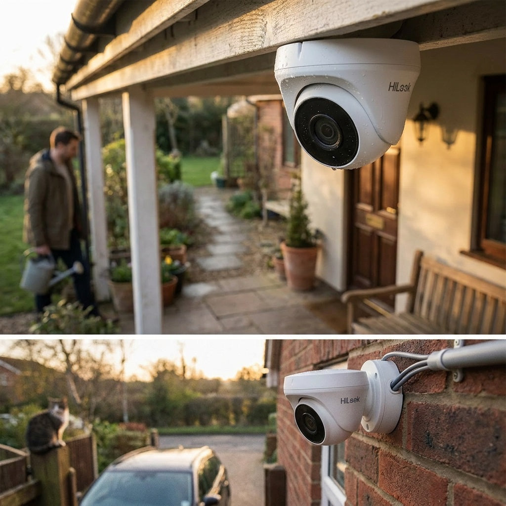 Hilook THC-T120 2MP 1080p HD Turret Dome Camera - 2.8mm, 20m EXIR, IP66