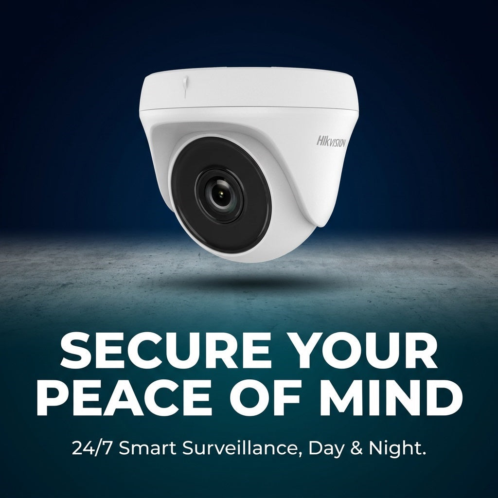Hilook THC-T120 2MP 1080p HD Turret Dome Camera - 2.8mm, 20m EXIR, IP66