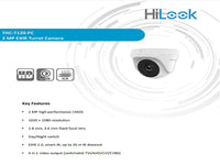 Hilook 1080P Dome Camera 2.8Mm