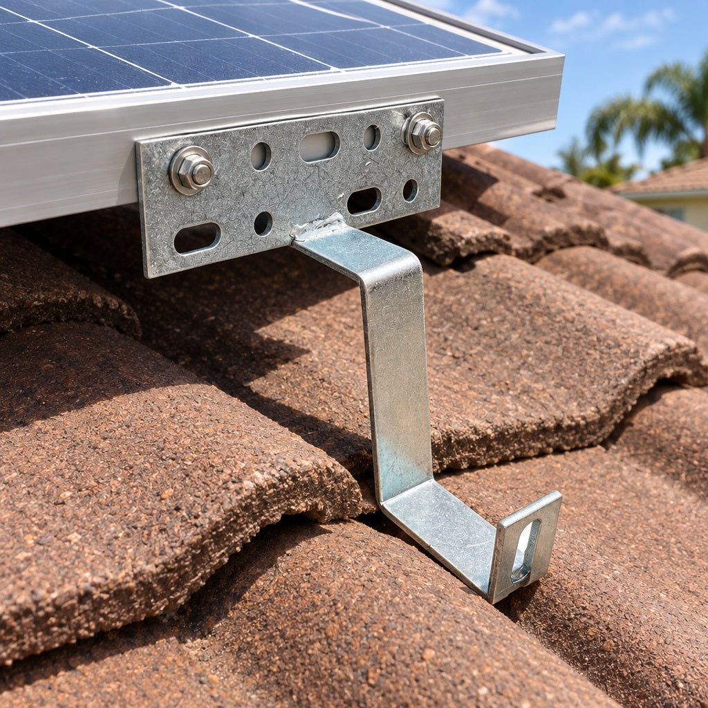 Solar Tile Roof Hook Metal Mounting