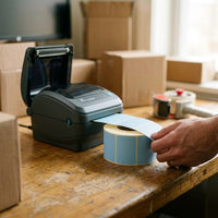 Thermal Label 40x30mm Blue 1000 Per Roll – view 2