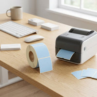 Thermal Label 40x30mm Blue 1000 Per Roll – view 3