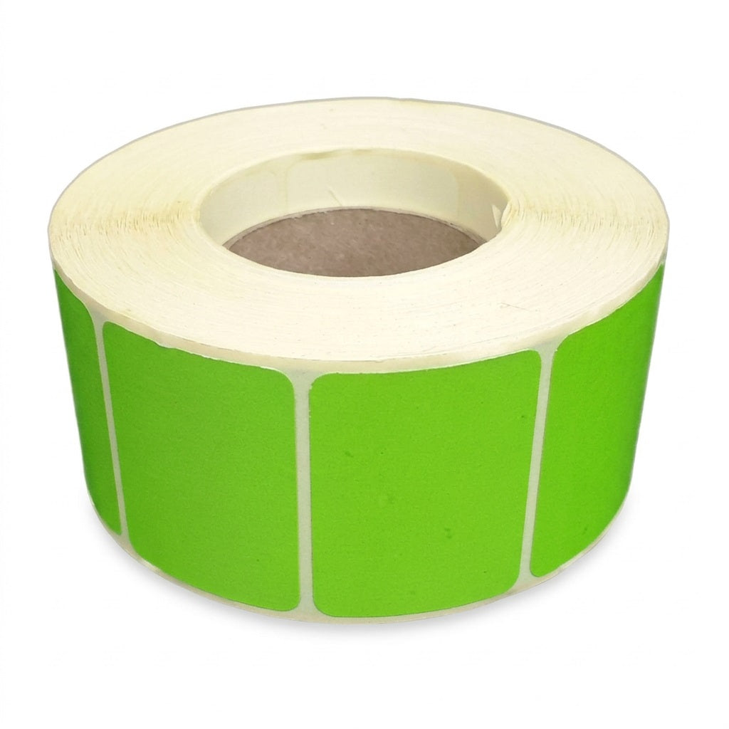 Thermal Label 40x30mm Green 1000 Per Rol