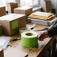 Thermal Label 40x30mm Green 1000 Per Rol – view 2