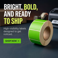 Thermal Label 40x30mm Green 1000 Per Rol – view 4