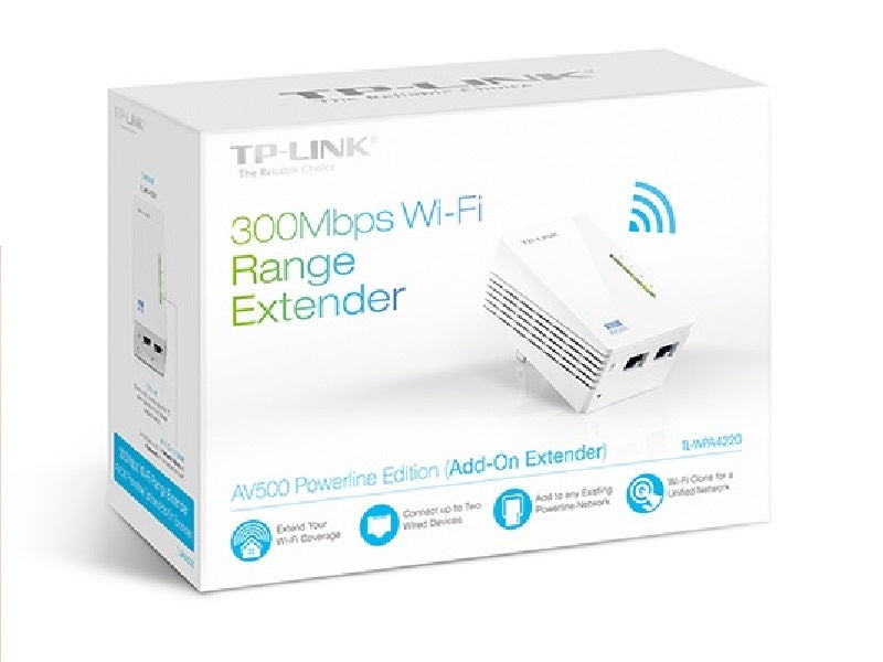 TPLINK 300Mbps Wifi Av500 Powerline