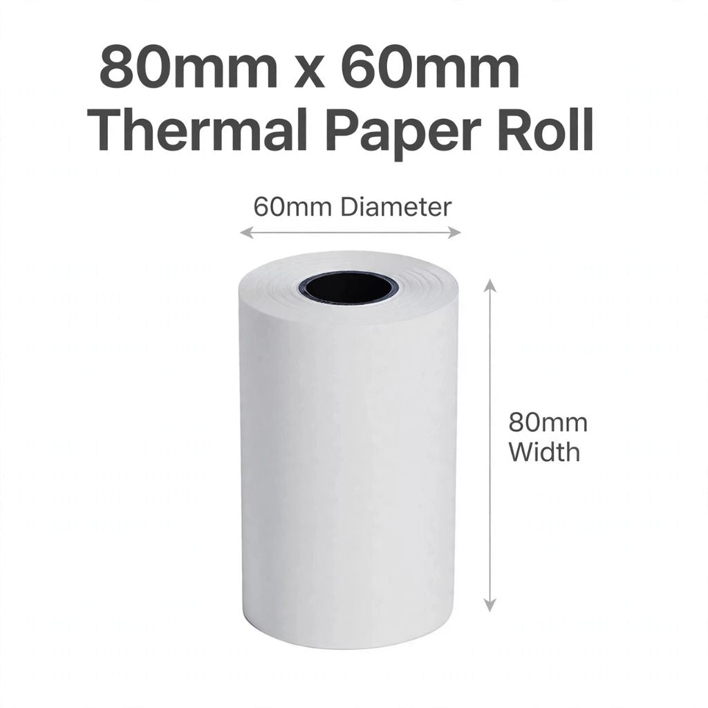Thermal Till Roll 80x60mm 50 Pack POS Us – view 4