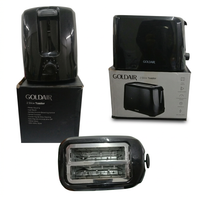 Pre-own GOLDAIR 2 Slice Toaster Black