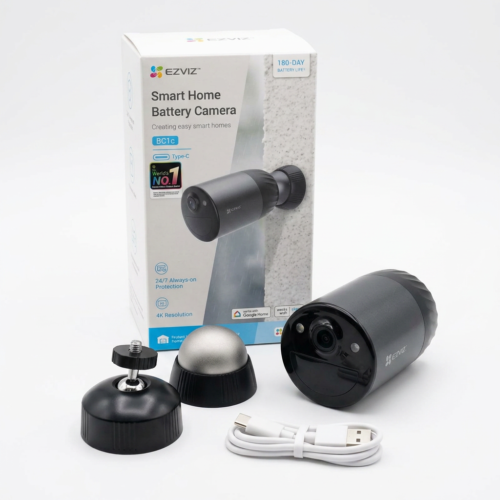 EZVIZ Bc1C-4K  Smart Home Battery Camera(Pre-Loved)