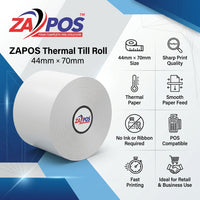 Thermal Till Roll 44x70 Receipt PaperPOS
