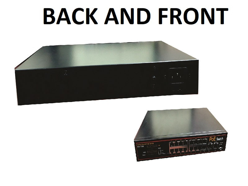 POE Switch 16 Port + 2 Port Uplink +1Sfp