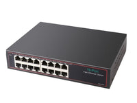 16 Port 10/100Mbps Network Switch