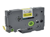 BROTHER  Laminate Tape 9Mm Blk/Yellow 8M