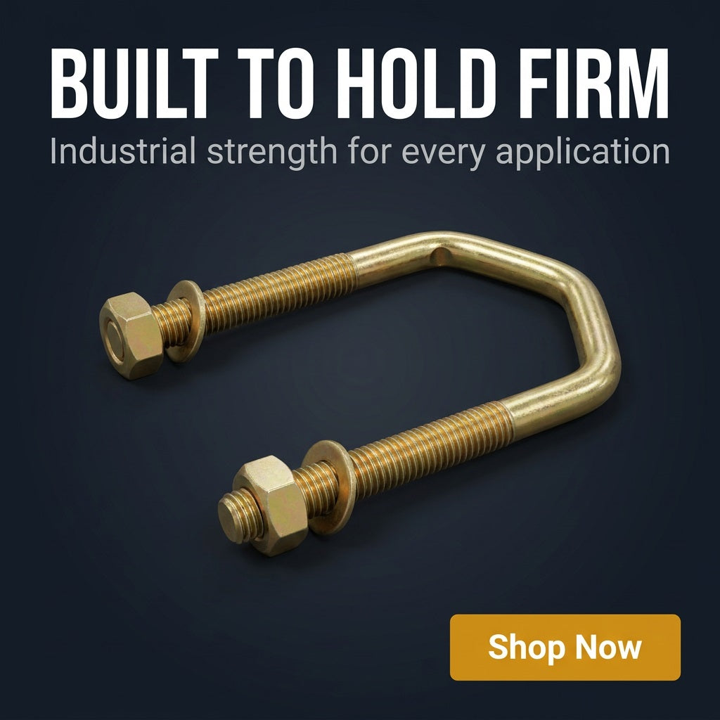 38MM X 50Mm U-Bolts With M8 Nuts – view 4