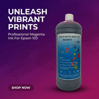 ZATECH Universal Magenta Ink 1 Litre for Epson - Compatible Refill Bottle