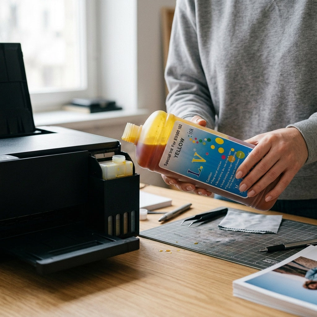 UNIVERSAL 1 Liter Yellow Ink For Epson
