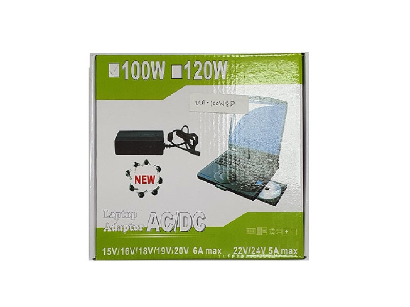 UNIVERSAL Laptop Adapter 100 Watts 8 Pin