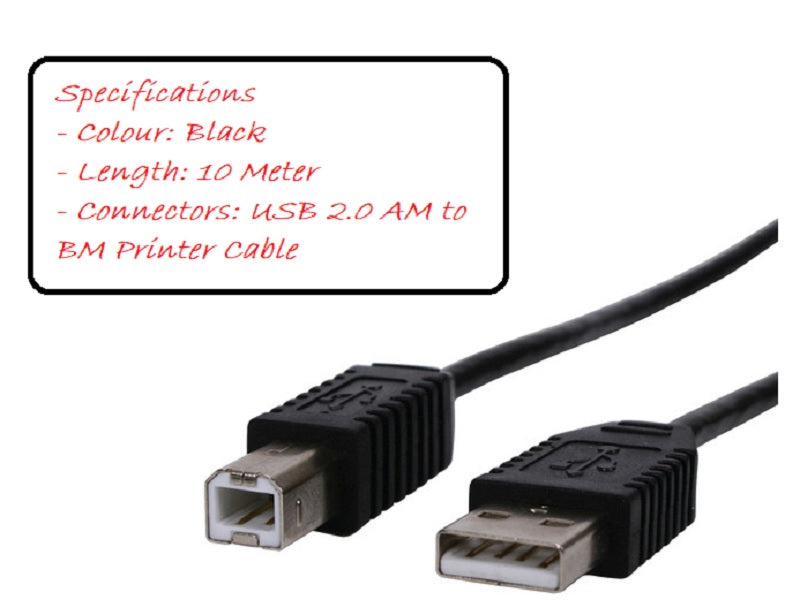 CABLE Printer Usb 10Mtr