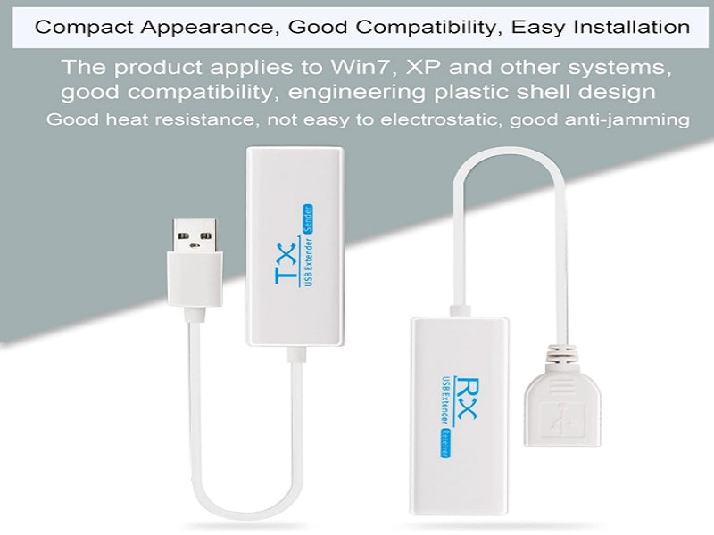 USB To Rj45 Extension Adapter Upto 200Mt