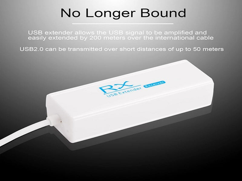 USB To Rj45 Extension Adapter Upto 200Mt