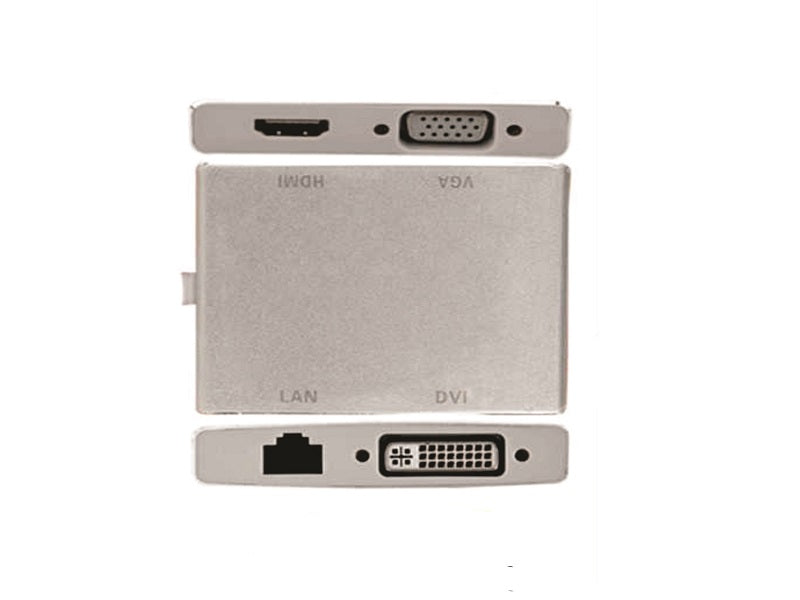 USB 3.0 To Hdmi+Vga+Dvi+Lan Adapter