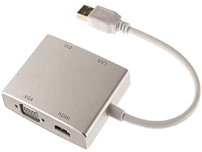 USB 3.0 To Hdmi+Vga+Dvi+Lan Adapter