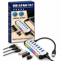 7-in-1 USB 3.2 Multi-Port Hub Adapter PC