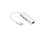 USB 2.0 3 Port Hub Fast Ethernet Adaptor
