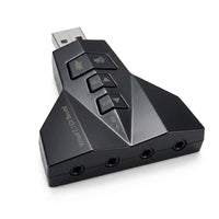 USB 7.1 Sound Card - External Virtual 7.1 Channel Audio Adapter, USB 2.0