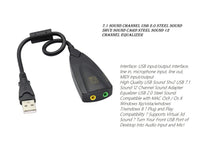 USB Sound Card 7.1 5Hv2