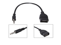 ZATECH Cable Usb Female 2 3.5 Stereo