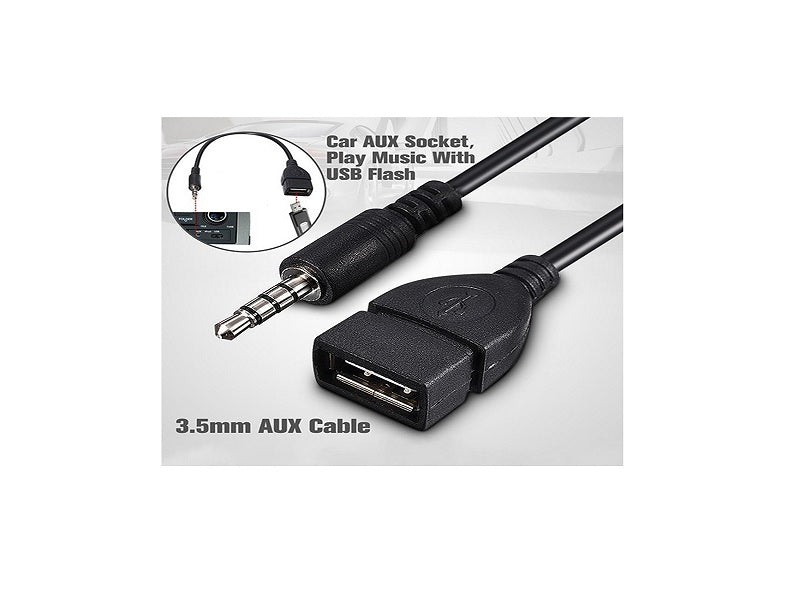 ZATECH Cable Usb Female 2 3.5 Stereo