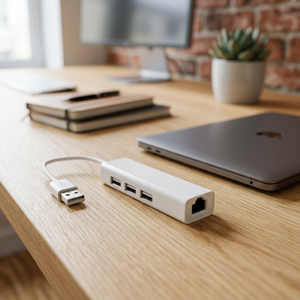 GENERIC Usb Lan With 3 Port Usb Hub 2.0 – view 2