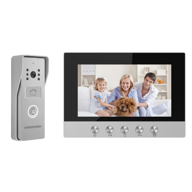 7" Analogue Video Door Phone Intercom