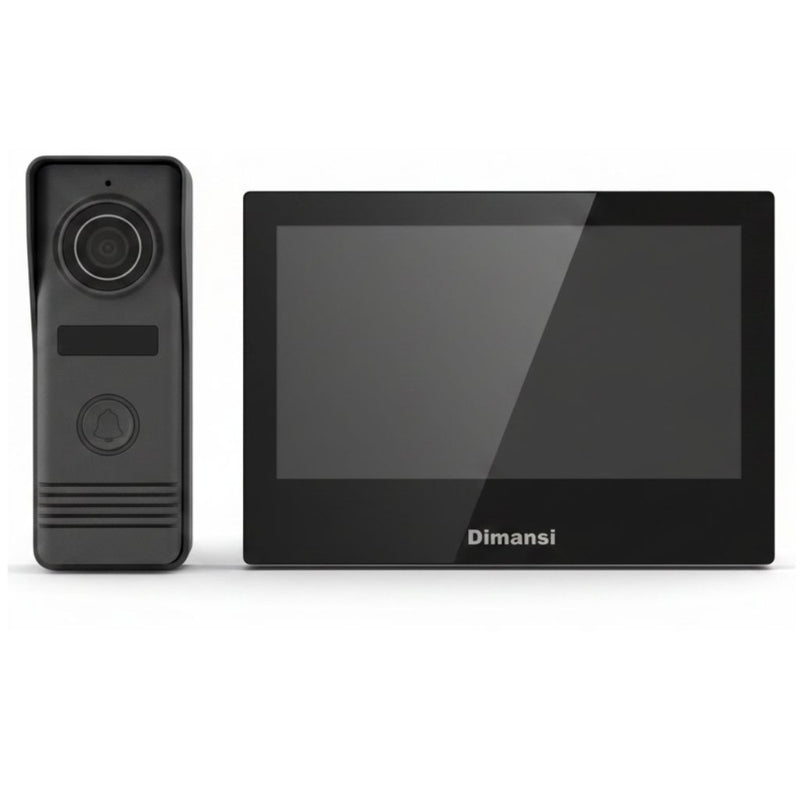 7 inch IP Wi-Fi video door phone intercom kit with 1080p monitor