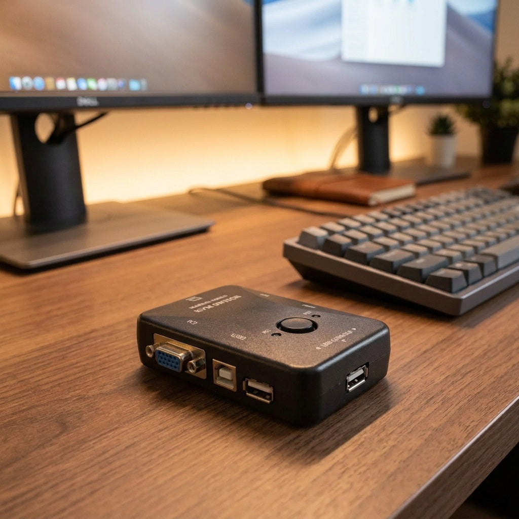2 Port Vga Switch 1920 X 1080/60 Hz Res – view 3