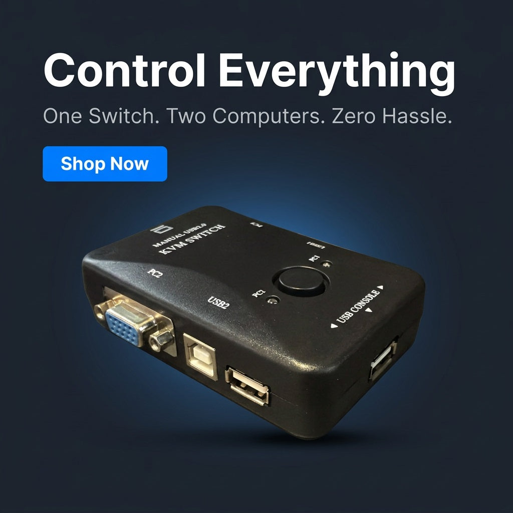 2 Port Vga Switch 1920 X 1080/60 Hz Res – view 4